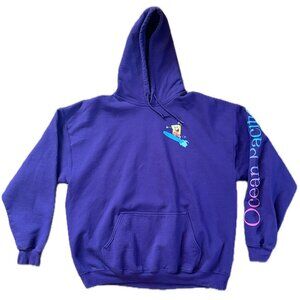 Rare Ocean Pacific x SpongeBob SquarePants Hoodie Purple Surf Graphic Size XL